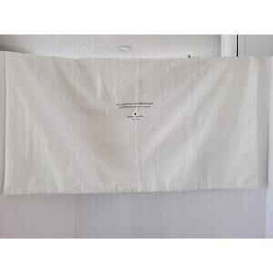 Kate Spade Dustbag Womens One Size White Quote Logo Drawstring Storage Bag